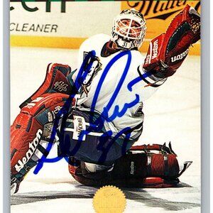 Guy Hebert Signed Anaheim Mighty Ducks Hockey Trading Card 1994 Donruss NHL